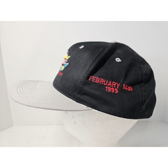 NWT Vintage Daytona 500 1999 Snapback Black Gray Adjustable One Size Nascar - Picture 2 of 6